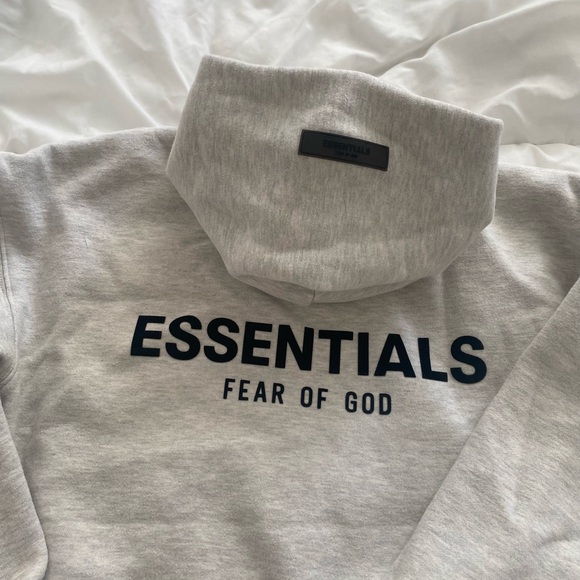 Fear of God Essentials Hoodie 'Light Oatmeal' - Picture 1 of 5